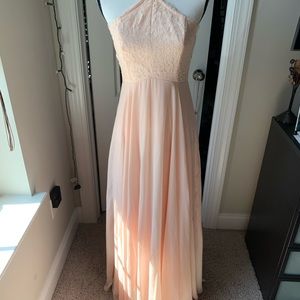 Lulus beautiful light pink dress
